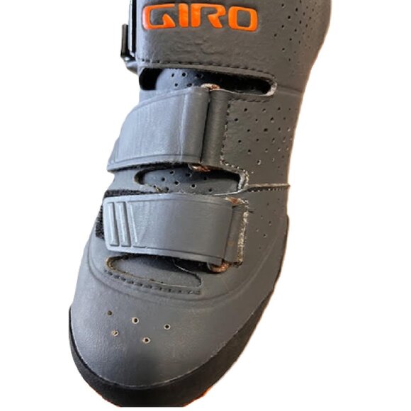 Giro Privateer R Cycling Shoes MTB 42 Men\'s US 9  Dark Shadow Flame Orange main image 7
